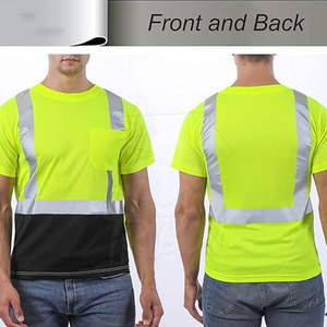 Nueva llegada de tamaño personalizado de alta visibilidad transpirable al aire libre camisas de trabajo de alta seguridad a la venta - Product Image 3