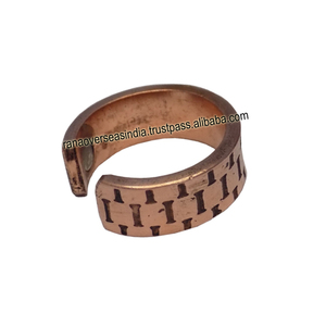 Wholesale Traditional Polished Copper and Metal <b>Adjustable</b> Therapy <b>Rings</b> for Women Eco-friendly at Best Price - Product Image 3