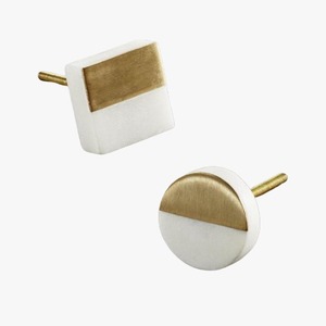 Poignées de porte en marbre blanc de qualité supérieure, imperméables, pour la maison, le salon, poignée en pierre naturelle polie, bouton de tiroir - Product Image 1