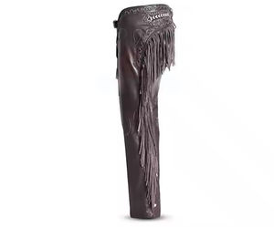 Chaparreras Completas de Cuero Genuino Suave de la Mejor Calidad para Montar a Caballo, Estilo Occidental, para Motocicleta, Cómodas, Color Personalizable, Logotipo, para Hombre - Product Image 2