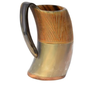 Jarra de cuerno de búfalo grande perfecta para cerveza, cerveza e hidromiel, taza Lager de cerveza, taza de cuerno vikingo para beber nórdico de Búfalo, venta al por mayor - Product Image 3