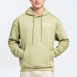 Jersey de gran tamaño para hombre Sudaderas con capucha de peso pesado Logotipo personalizado 100% Algodón French Terry Sudaderas con capucha con hombro caído - Product Image 1