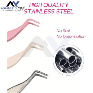 ชุดแหนบต่อขนตาแบบหัวคู่เพื่อความปลอดภัยพร้อมเครื่องมือเสริมสแตนเลสมัลติฟังก์ชั่นคิ้ว/ขนตา - หลากสี - Product Image 6