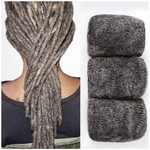 Meilleurs accessoires professionnels à la mode Extensions originales de luxe Cheveux humains vierges Afro Kinky Curly Texture Cheveux tressés naturels - Product Image 2