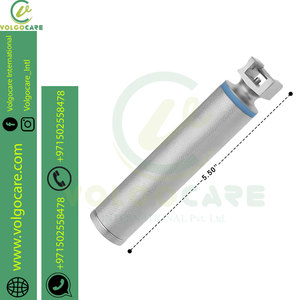 Poignée de laryngoscope manuelle en laiton importée de haute qualité-Conception unique d'utilisation hospitalière certifiée CE de taille moyenne - Product Image 3