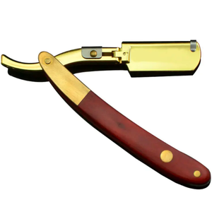 Manche en bois en acier inoxydable Rasoirs de coiffeur Couteaux de cheveux de coiffeur Rasoirs par ANAAIF - Product Image 6