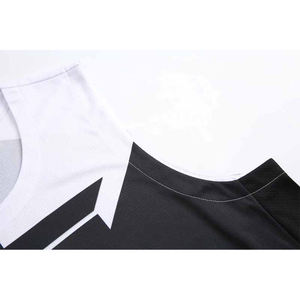 Ensemble de maillots de basket-ball réversibles pour hommes, kits de sport personnalisés à séchage rapide, uniforme imprimé par sublimation, respirant, grande taille - Product Image 4