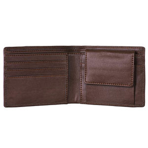 Cartera de Cuero Genuino para Hombre, Diseño Personalizado, Tamaño Personalizado, Cubierta de PU, Hecha a Mano, Alta Calidad, Nueva Llegada, Venta al por Mayor - Product Image 3