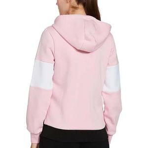 Sweat à capuche pour femme grande taille avec impression personnalisée et logo frontal, couleur contrastée, vêtements décontractés pour l'extérieur - Product Image 2