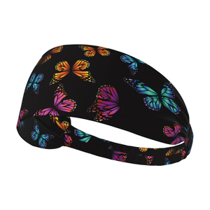 Wholesale <b>Sport</b> Popular Woven Customized Elastic Hairband Sublimated Yoga Gym <b>Headbands</b> - Product Image 1