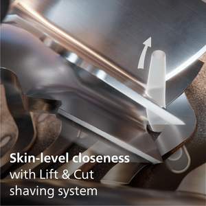 Afeitadora Eléctrica de Triple Cuchilla para Hombre, Uso en Seco y Húmedo, con Recortador Extraíble, Resistente al Agua IPX7, Lavable, Incluye Base de Carga y Estuche de Viaje - Product Image 2