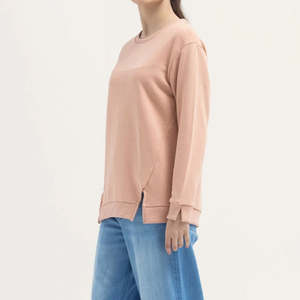 Diseño personalizado Winters casual streetwear Drop Shoulder figuras transpirable Eco-friendly sudaderas de punto pulóver sudadera - Product Image 4