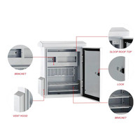 Boîtier métallique OEM, boîtier électrique ODM en acier galvanisé, acier laminé à froid, IP55, étanche, boîte de commande extérieure, revêtement en poudre, sur mesure
