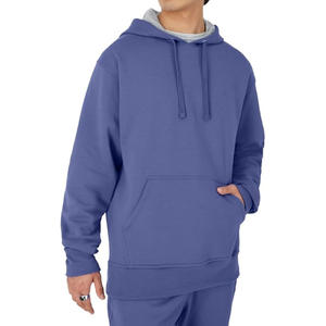 Sudadera con Capucha Extra Grande para Hombre, Precio de Fábrica, Color Sólido, Estilo Hip Hop Urbano, con Capucha, Forro Polar de Invierno, 100% Algodón - Product Image 1