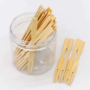 Mini fourchette à fruits Dessert servant des fourchettes en bois pour enfants pour les ustensiles de cuisine et les restaurants et toute vente à bas prix - Product Image 5