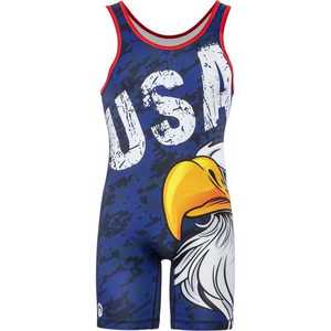 Équipement de lutte en polyester 100% personnalisé pour adultes et jeunes, couvre-chef avec impression complète, vente en gros - Product Image 2