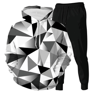 Conjunto Deportivo Navideño para Hombre, Impresión en Serigrafía, Calidad Premium, 100% Algodón, Felpa Francesa, para Entrenamiento y Jogging - Product Image 4