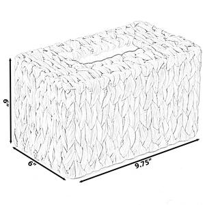 Caja de pañuelos rectangular de jacinto de agua, hecha a mano, ecológica, natural, para decoración del hogar, venta al por mayor desde Vietnam - Product Image 4