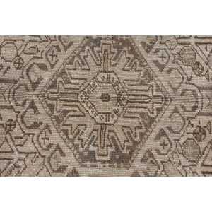 10x12.7 ft Rug, Turkish Rug, Vintage <b>Brown</b> <b>Wool</b> Animal Print Rug - Product Image 5