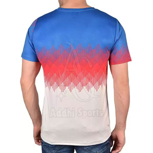 เสื้อยืดคอกลมผู้ชายผ้าฝ้าย 100% คุณภาพสูง ปรับแต่งโลโก้ได้ พิมพ์ลายแบบซับลิเมชั่น เป็นมิตรกับสิ่งแวดล้อม แห้งเร็ว ทรงหลวม สวมใส่สบาย สไตล์สตรีทแวร์ - Product Image 2