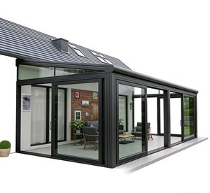 Terraza Acristalada Retráctil con Sistema de Plegado Eléctrico Inteligente y <span class=keywords><strong>Cerramiento</strong></span> de Patio de Vidrio para Jardín y Hogar - Product Image 3