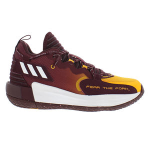 Chaussures unisexes Adidas Sm Dame 7 Extply Couleur : Bourgogne/Jaune 100% authentiques - Product Image 1