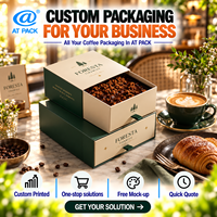 Boîtes à dessert Tiramisu personnalisées AT PACK avec couvercle à fenêtre, emballages de gâteaux de qualité supérieure pour les cafés et les boulangeries