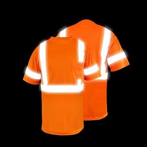 Camisas de Trabajo Reflectantes para Hombre de Alta Demanda con Bolsillo Delantero para Seguridad y Protección - Product Image 2