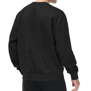 Sudadera de tela suave de nuevo estilo para ropa deportiva básica de algodón mezclada sudadera transpirable para hombres - Product Image 2