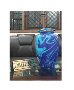 Urna Funeraria de Metal de Estilo Americano Clásico y Elegante, Ecológica y Personalizable para Adultos, Nuevo Diseño - Product Image 2