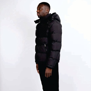 Abrigo acolchado estampado impermeable para exteriores de invierno de calidad superior para hombre hecho a medida con cuello levantado última moda al por mayor - Product Image 4