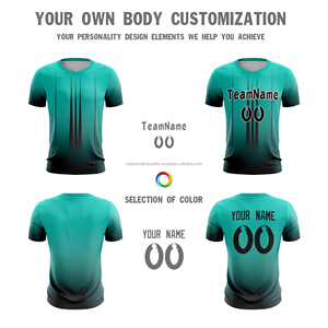 Camisetas de Fútbol Personalizadas por Sublimación, 100% Poliéster, Ligeras, de Secado Rápido, Transpirables, para Clubes de Fútbol, Ropa Deportiva Masculina, OEM - Product Image 3