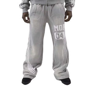 Nouveau matériel de haute qualité personnalisé Baggy côté rayé survêtements logo personnalisé à la mode hommes tenue décontracté survêtements d'hiver - Product Image 4