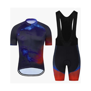 Unisex Comfortable Customizable Summer Cycling Suit Breathable Sweat-Wicking Spandex/Cotton <b>Bike</b> <b>Road</b> Clothing Stylish Sets - Product Image 2