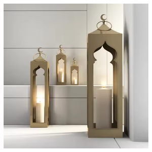 Metal <b>Decorative</b> <b>Lantern</b> for Home Indoor Outdoor Candle Holder | Elegant Tabletop <b>Lantern</b> for Parties, Events & Festive Decor - Product Image 6