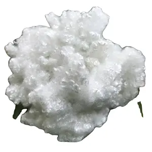 Supper white color High Quality HCS Recycled Polyester Staple Fiber cheap price for pillow filling stuffing material