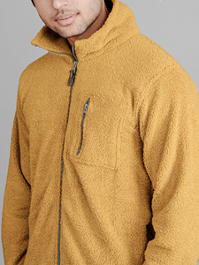 Dernier style de veste polaire pour hommes en polaire à fermeture éclair complète Nouveau style élégant fait à la main sur mesure en polaire pour hommes en polyester réversible et respirant XL - Product Image 6