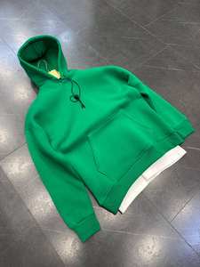 Sweat-shirt à capuche basique pour homme, manches longues, pull décontracté en jersey de coton, impression numérique DIY, écologique, teinture unie, collection automne - Product Image 4