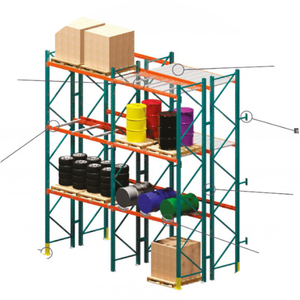 Sistema de estantería de palés de lágrima de Material de acero certificado CE protegido contra corrosión resistente industrial - Product Image 4