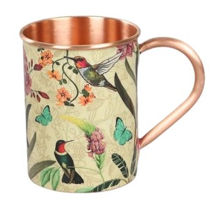 Tendance 100% cuivre émail Mul tasse avec poignée en cuivre vente chaude écologique nouveauté conception personnalisée - Product Image 5