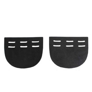 English Tack Leather Buckle Guard Slot Design Girth Protector Accessoire de selle noir cirth strap cover - Product Image 1