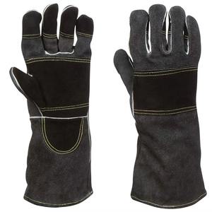 Artículo de nueva tendencia, tasa de fábrica, guantes de trabajo de soldador de etiqueta privada, Material de la mejor calidad, guantes de soldadura de seguridad exigidos por el cliente - Product Image 1