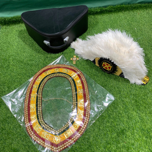 Masonic Knight Templar Chapeau Con Collar y estuche - Product Image 1