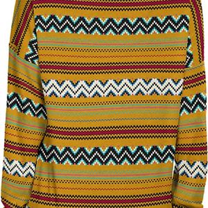 Sudadera relajada para mujer con mezcla de lana de algodón holgada ideal para viajes de uso diario y combinaciones de capas - Product Image 5