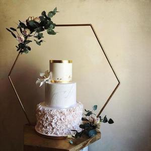 Soporte de pastel de Arte de hierro y Metal dorado de estilo europeo para pastel de fiesta de boda herramienta de decoración soportes de pastel de postre - Product Image 1