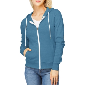 Femmes 100% coton respirant polaire pull à capuche OEM en vrac Logo personnalisé mode en gros Streetwear goutte épaule automne - Product Image 1