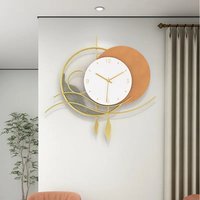 Horloge murale classique avec pendule oscillant Designer Art métal gracieux Style Vintage décor à la maison produits de livraison directe
