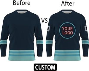 Uniforme de hockey sobre hielo de talla grande para adultos Diseño más popular con su propio logotipo - Product Image 6