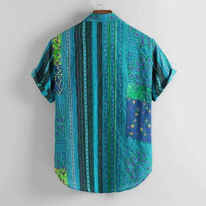 T-shirts boutonnés à manches courtes et à séchage rapide pour hommes avec logo personnalisé OEM - Product Image 2