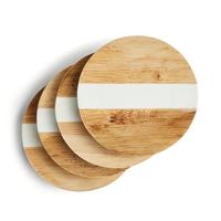 Vente en gros de sous-verres ronds en bois et en pierre Tapis et coussinets décoratifs Premium Office Use